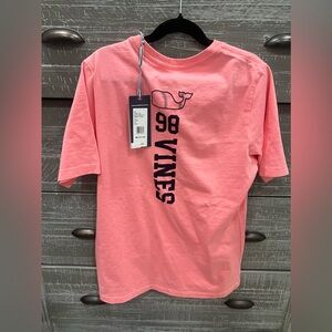 NWT Vineyard vines boys tshirt whale baseball shirt, size M (12-14)